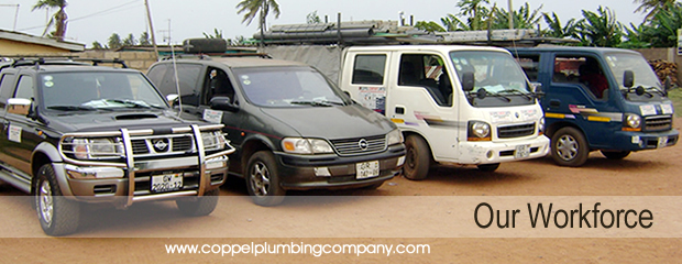 coppel plumbing services. Ghana and beyond